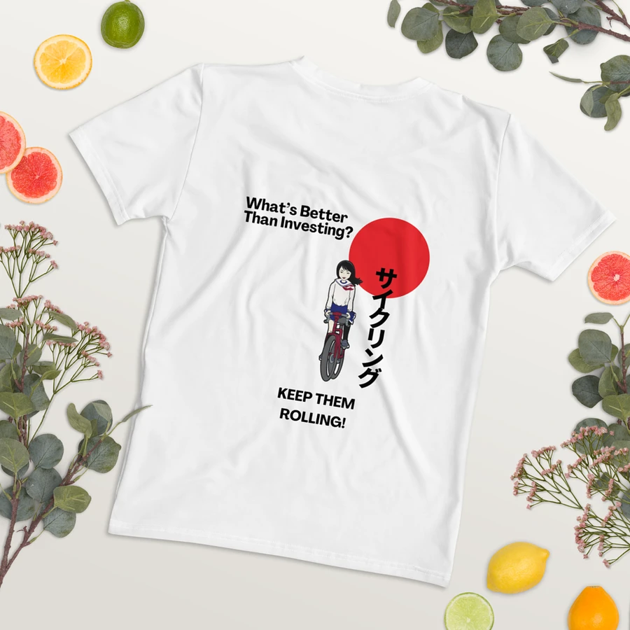 Kumiko Japan T-Tshirt (What's better than Investing? Cycling) product image (5)