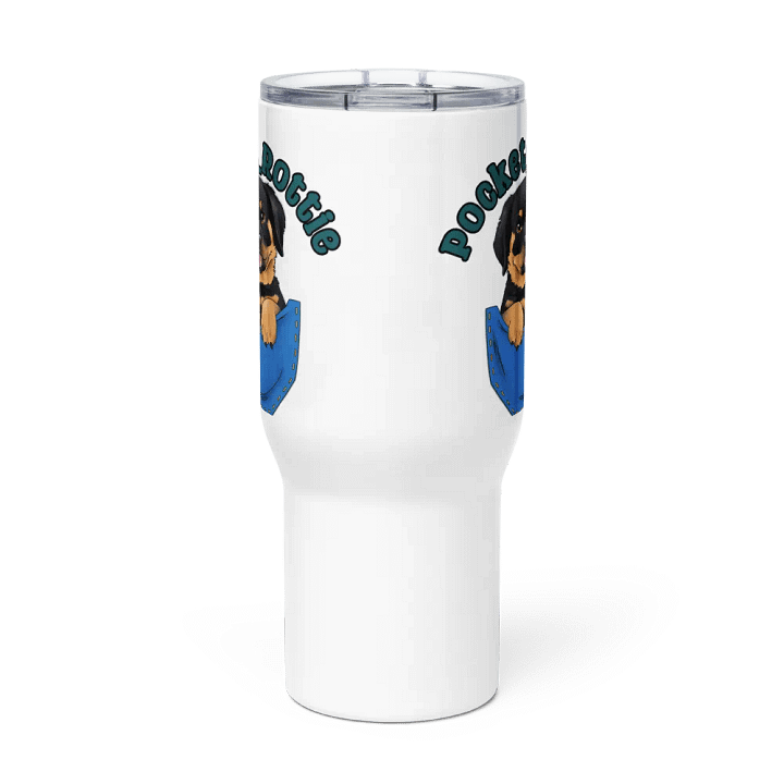 Pocket Rottie Travel Tumbler with Handle product image (2)
