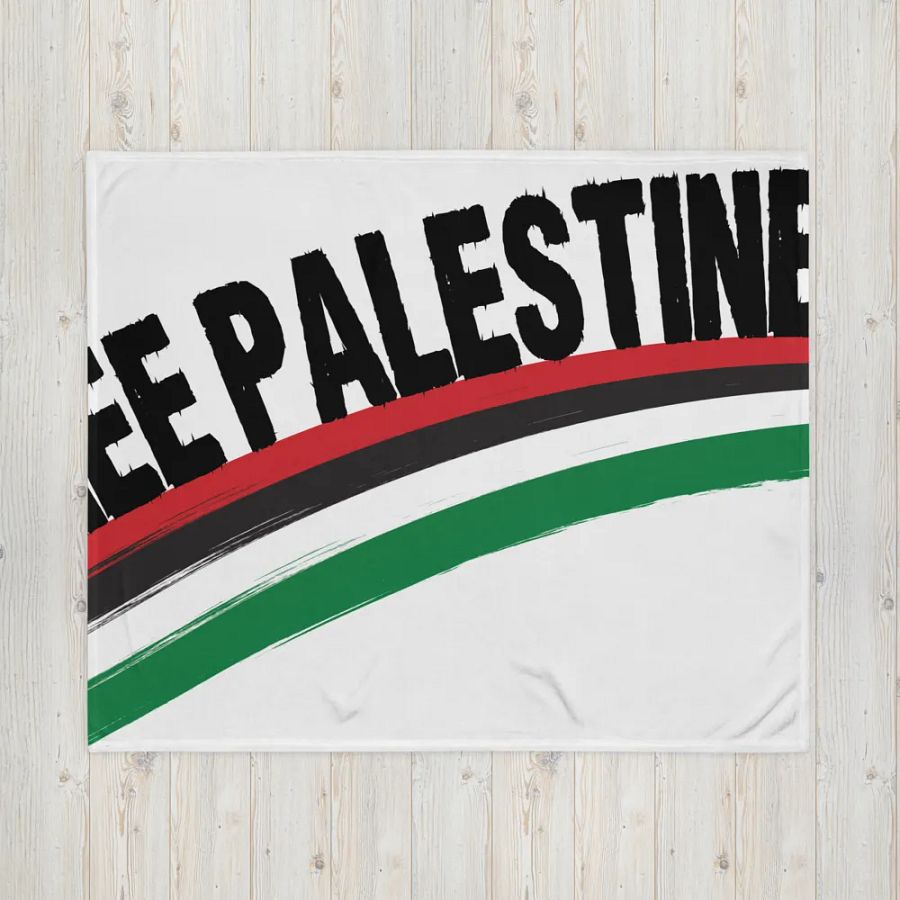 Palestine - Free Palestine - Throw Blanket product image (6)