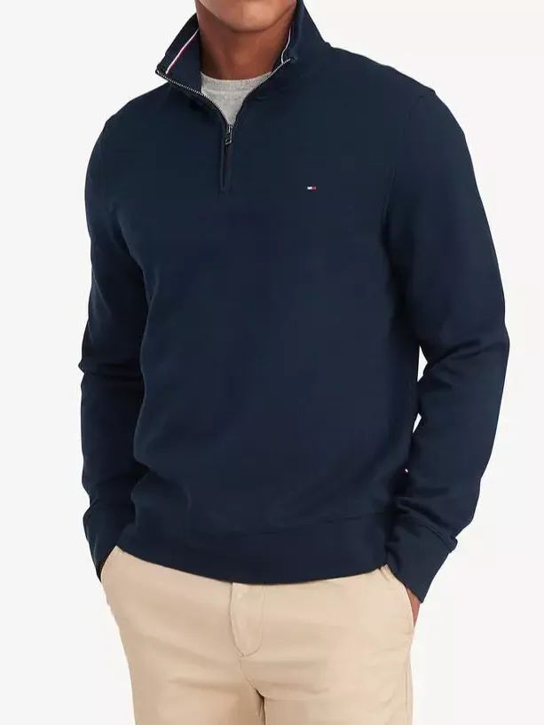 Round Neck Tommy Hilfiger Mens Cotton Sweater Jumper product image (5)
