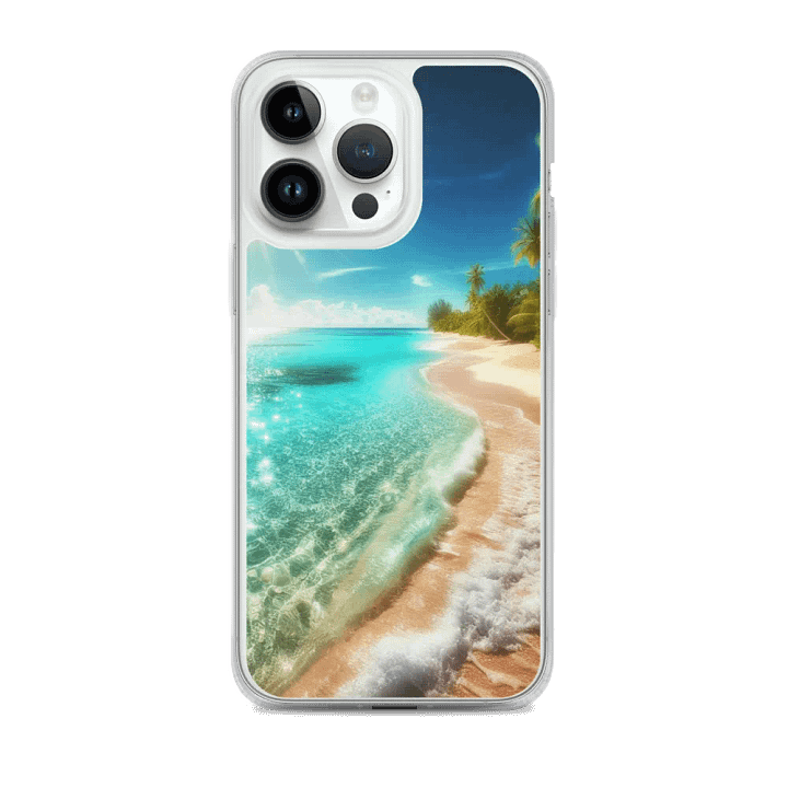 Tropical Breeze MagSafe® Clear iPhone® Case | Ai Design product image (2)