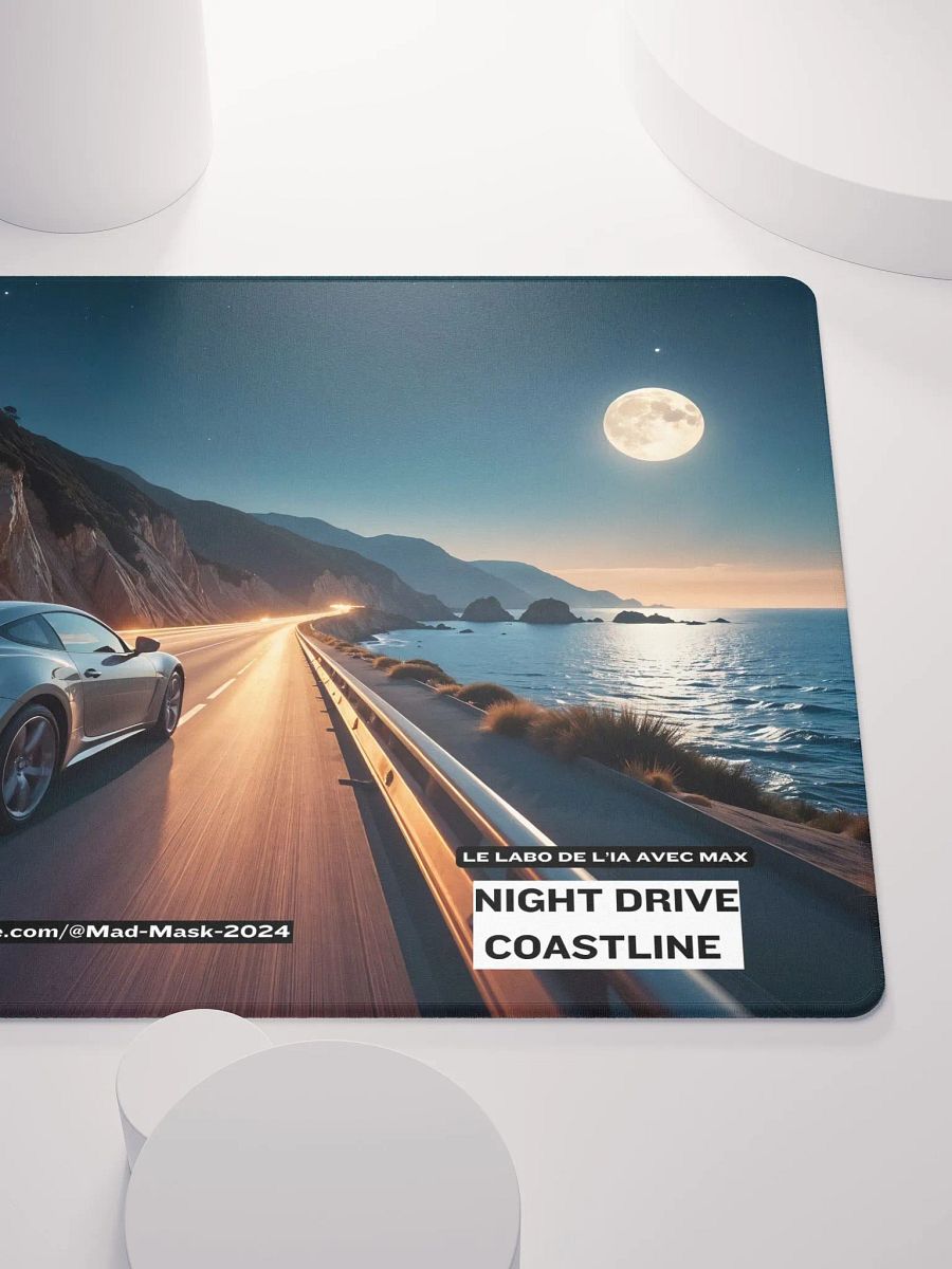 Mouse Pad Gaming Night Drive Coastline product image (5)