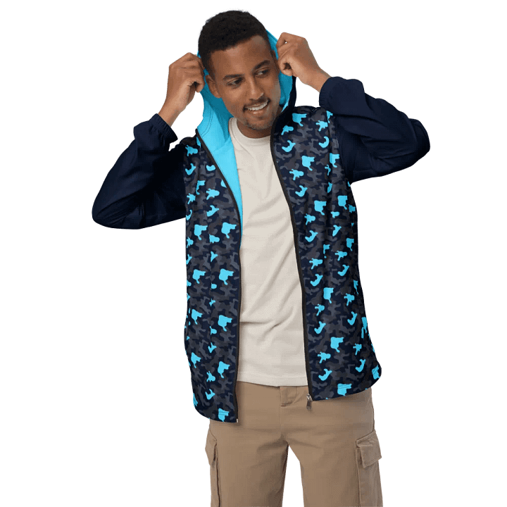 Paw Print Camo Windbreaker product image (2)