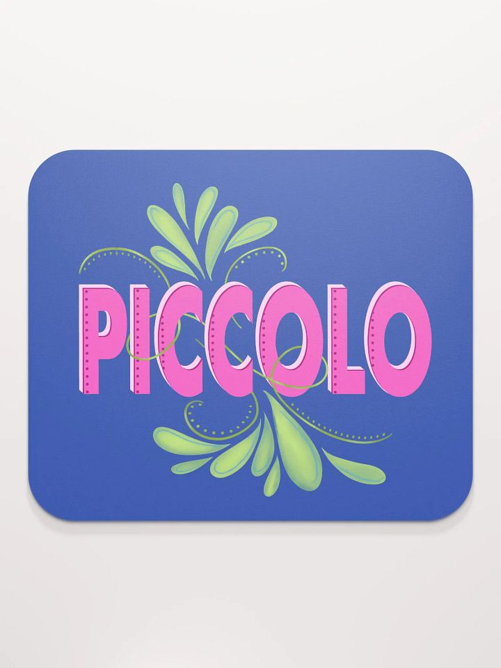 Flute Flourish Mouse Pad - Piccolo product image (1)