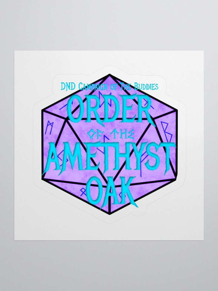 Order Of The Amethyst Oak Sticker product image (3)