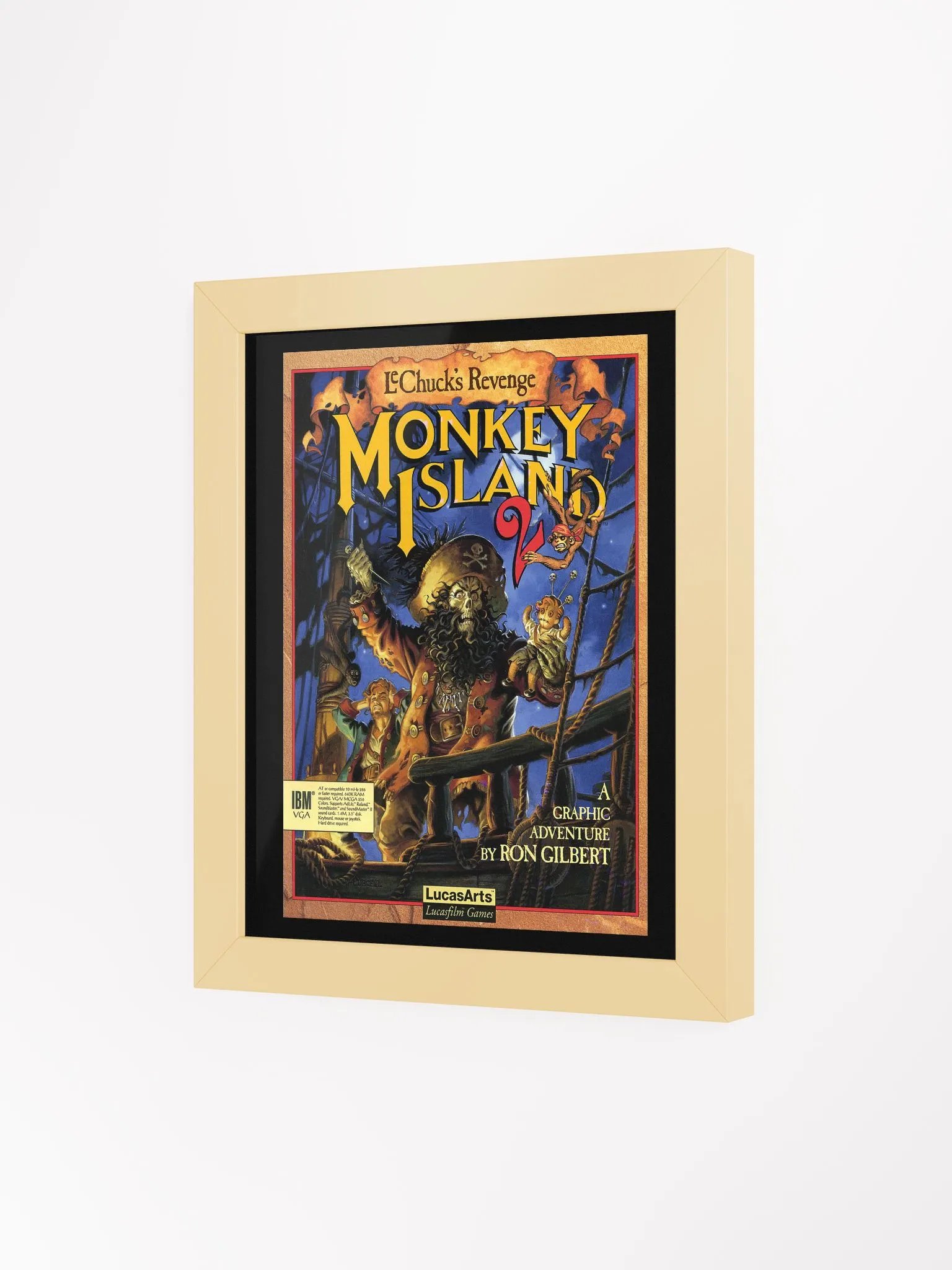 Monkey Island 2 - Framed High-Quality Matte Poster (in) product image (3)