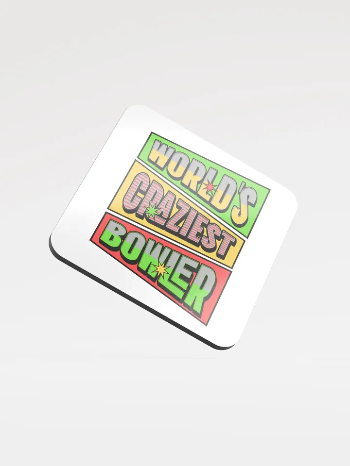 Worlds Craziest Bowler Comic Coaster product image (1)