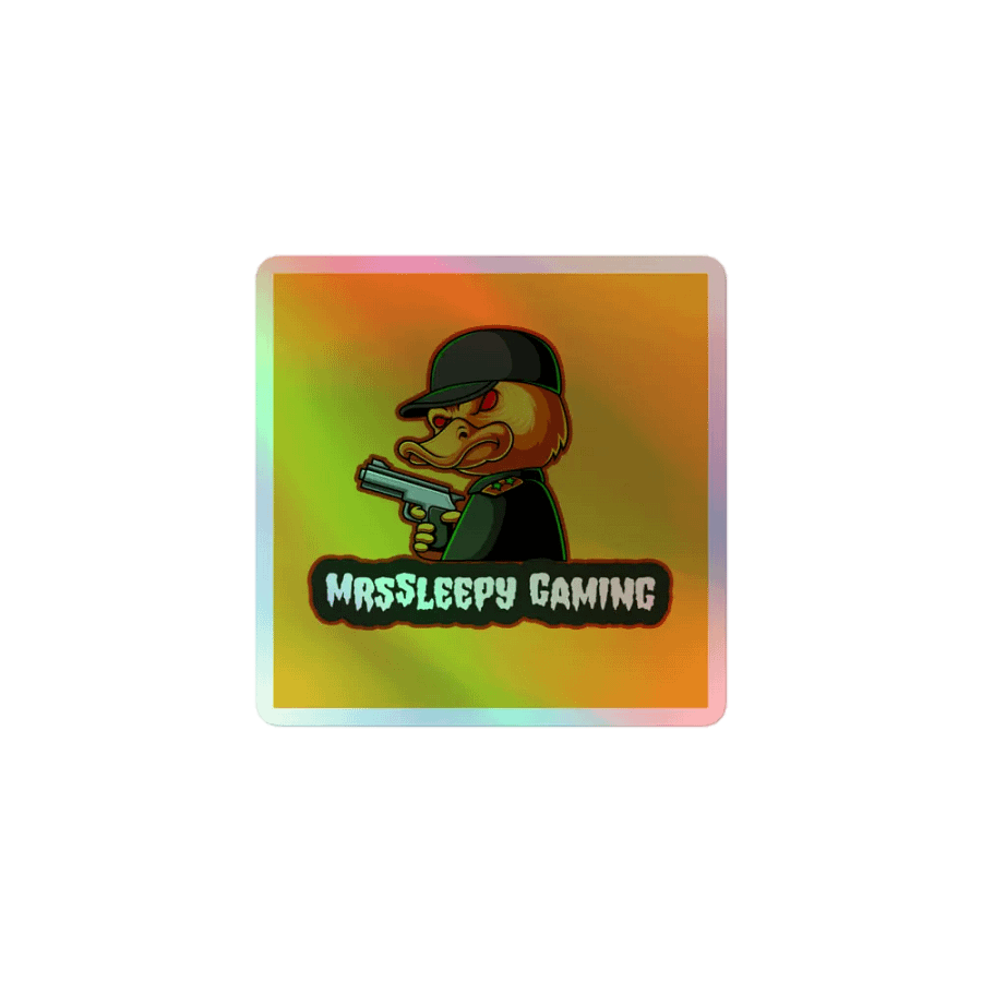 Commander Quack Holographic Sticker Set product image (1)
