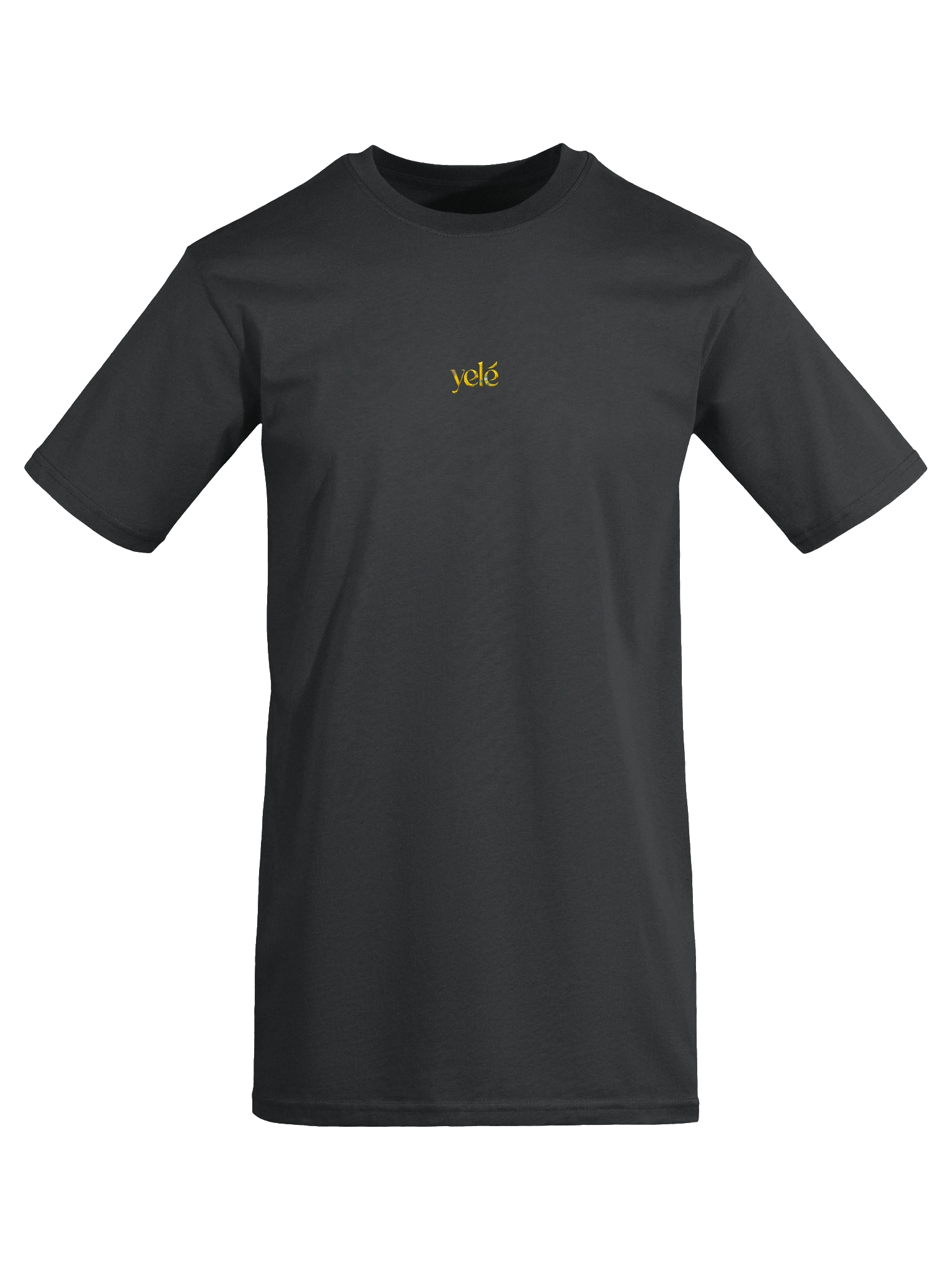 Yele Signature Yellow Stylized Black Tee product image (7)