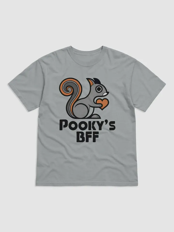 Super Soft and Comfy Traditional Tee: Pooky's BFF, Heart and Swirl Tail product image (1)