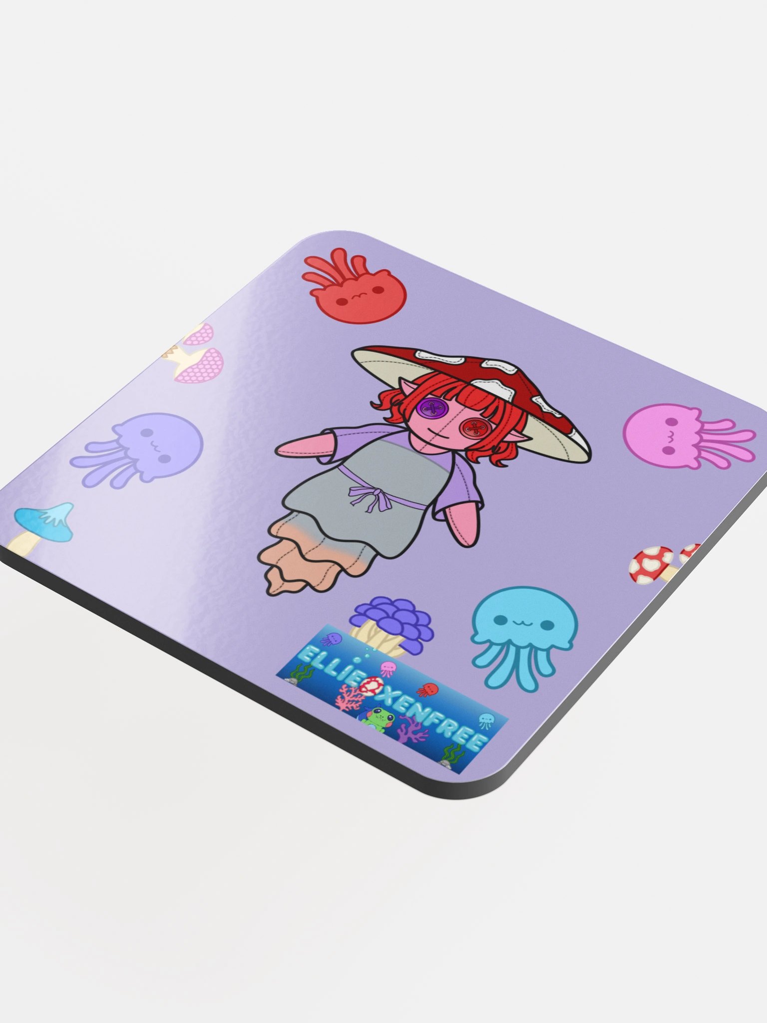 Ellie, Jelly and Shrooms Coaster Set product image (4)