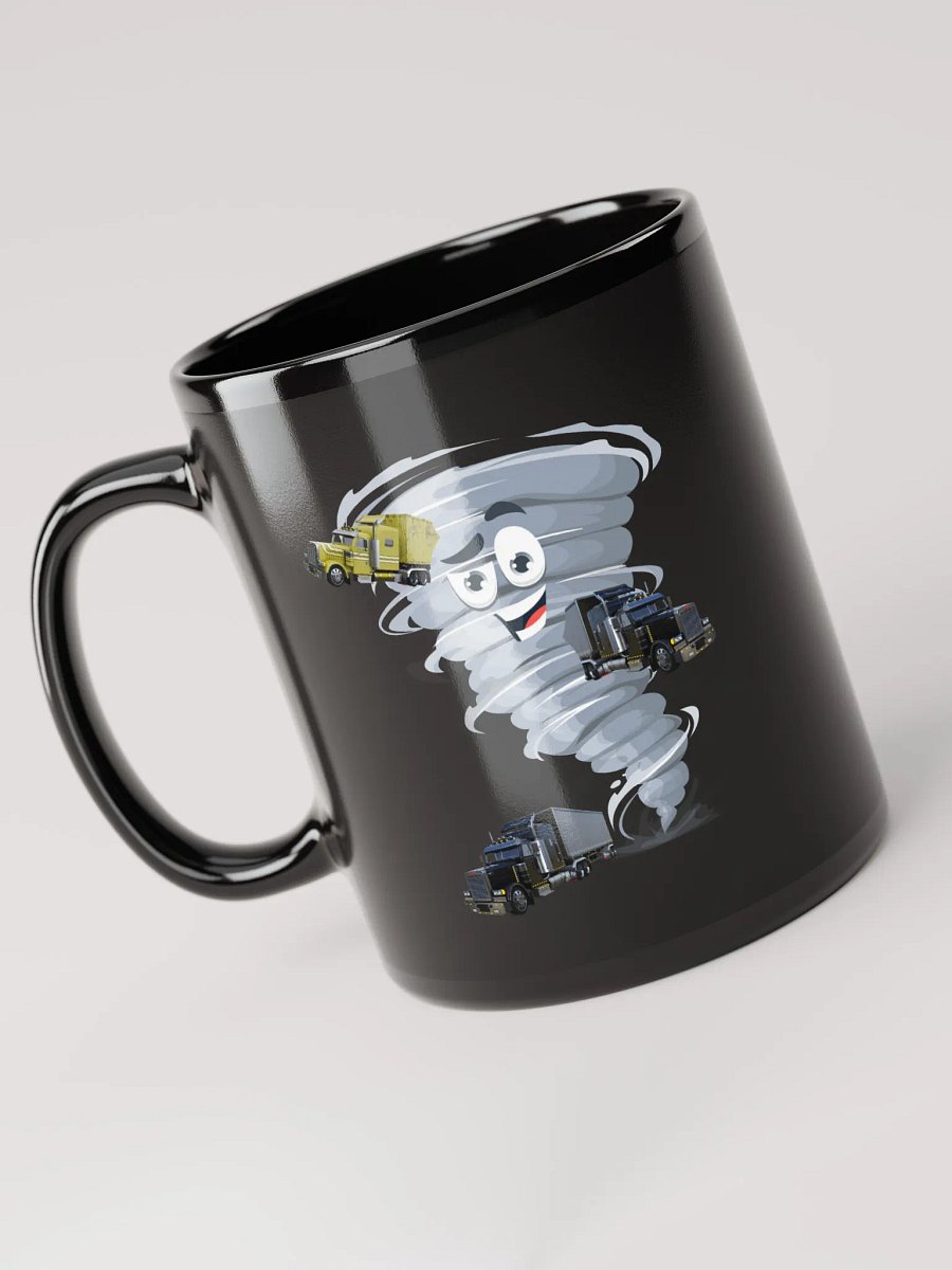 BTT & Trucknado Black Glossy Mug product image (3)