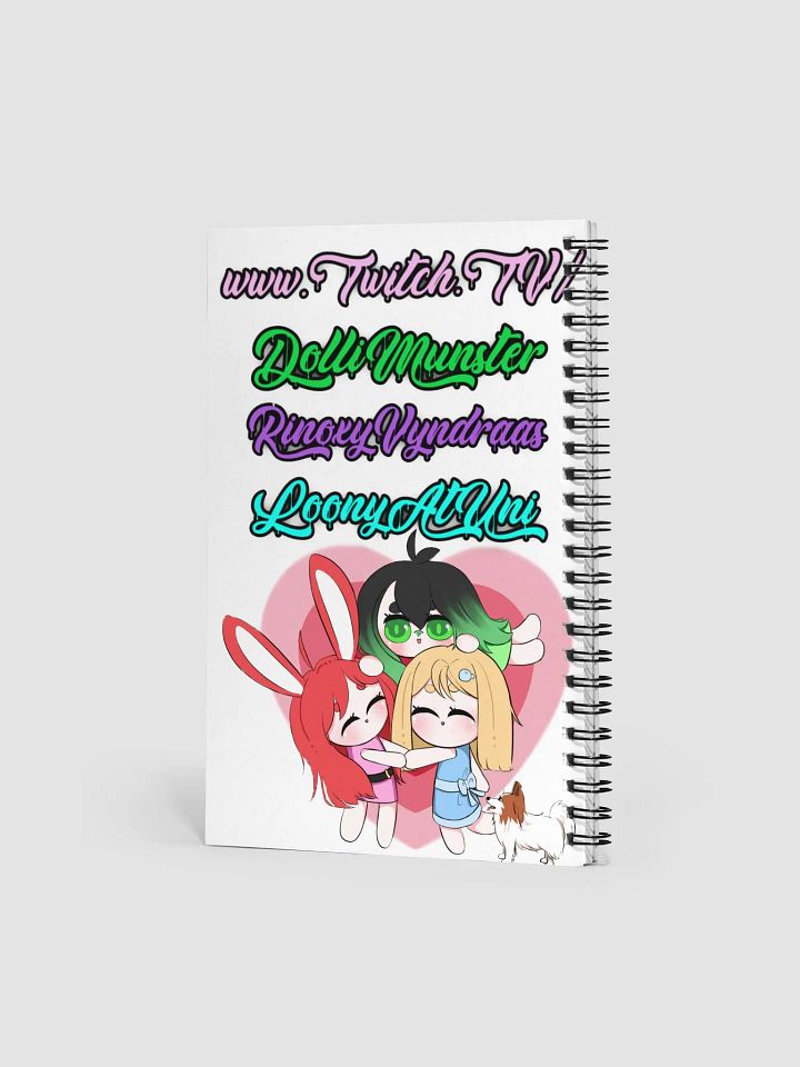 Loony'tude The Wives spiral notebook product image (2)
