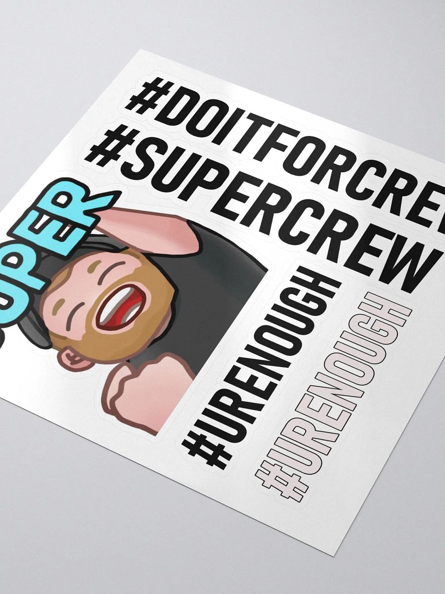 #supercrew - sticker set product image (3)