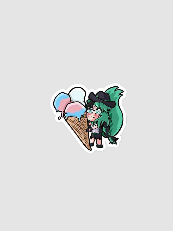 Mintzey Moon Pride Transgender Sticker product image (1)