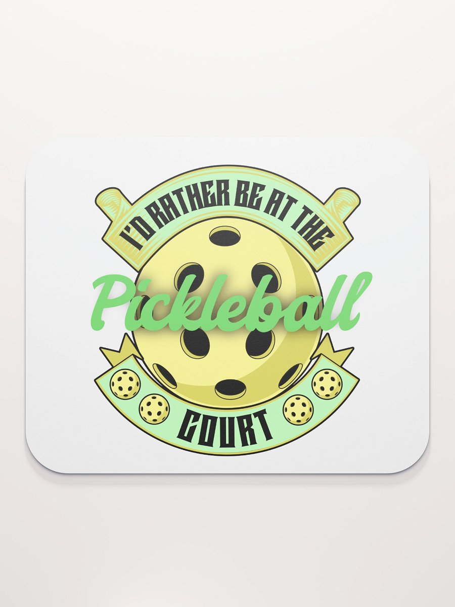 Id Rather Be At The Pickleball Court Paradise Mouse Pad product image (1)