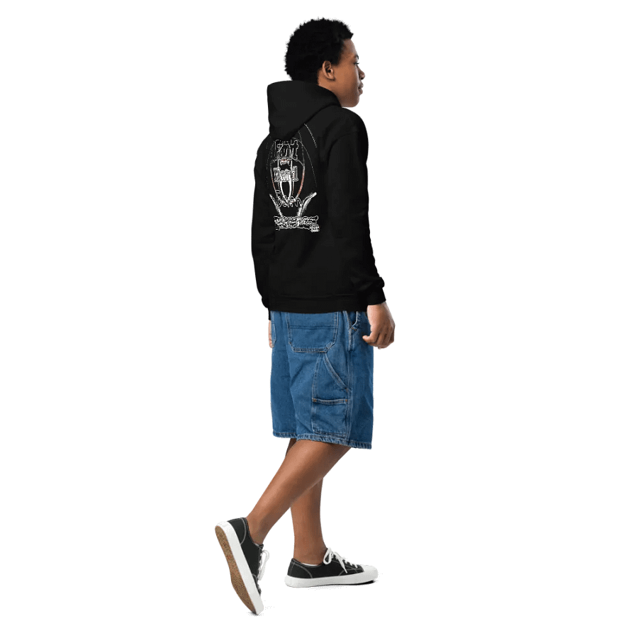 Fight Hard Earn Respect - Youth Heavy Blend Hoodie product image (4)