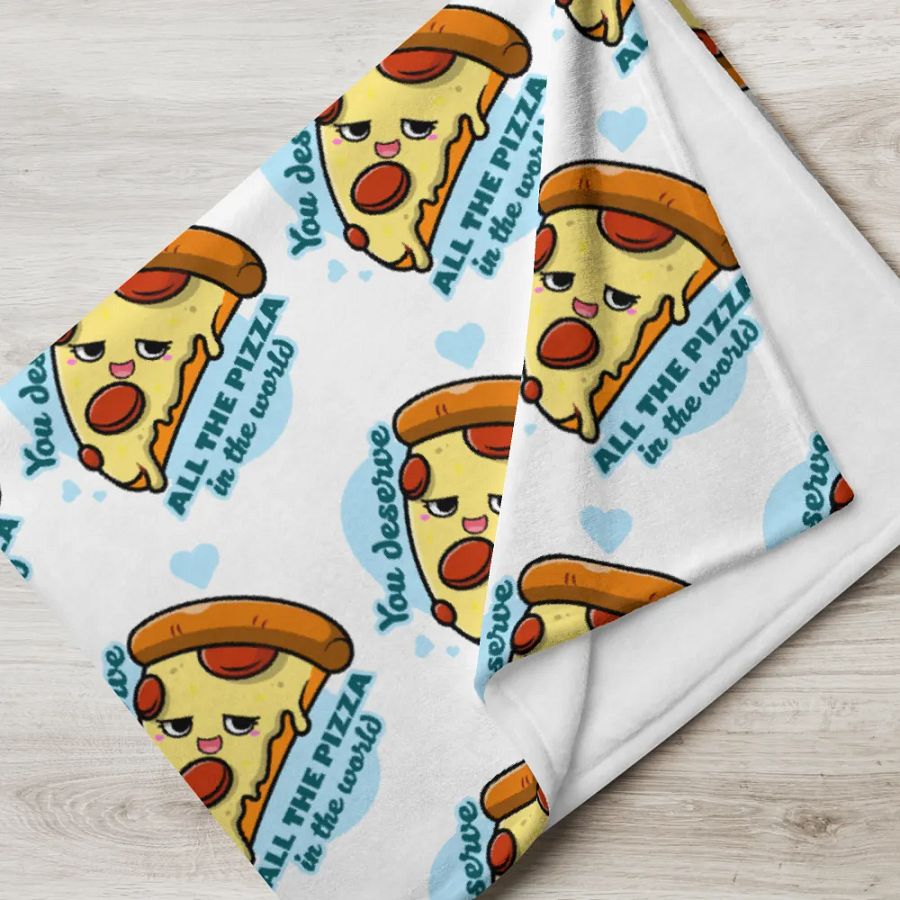 Pizza Fiesta Throw Blanket product image (3)