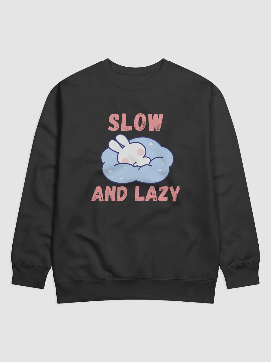 Slow and lazy. A cute sweatshirt design for lazy people. product image (1)