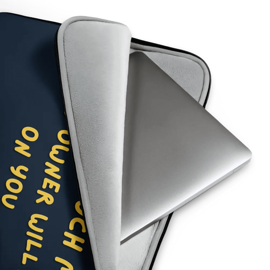 Don't Touch Laptop Sleeve product image (3)