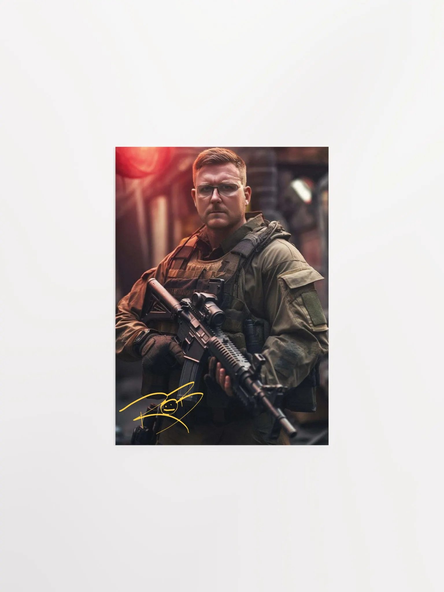 Signed UselessRobUK Graphic Poster product image (1)