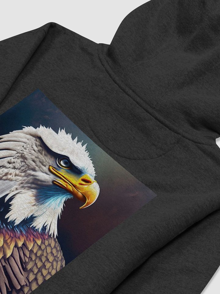 Soar with Style: Bald Eagle Cotton Heritage Unisex Premium Hoodie product image (2)