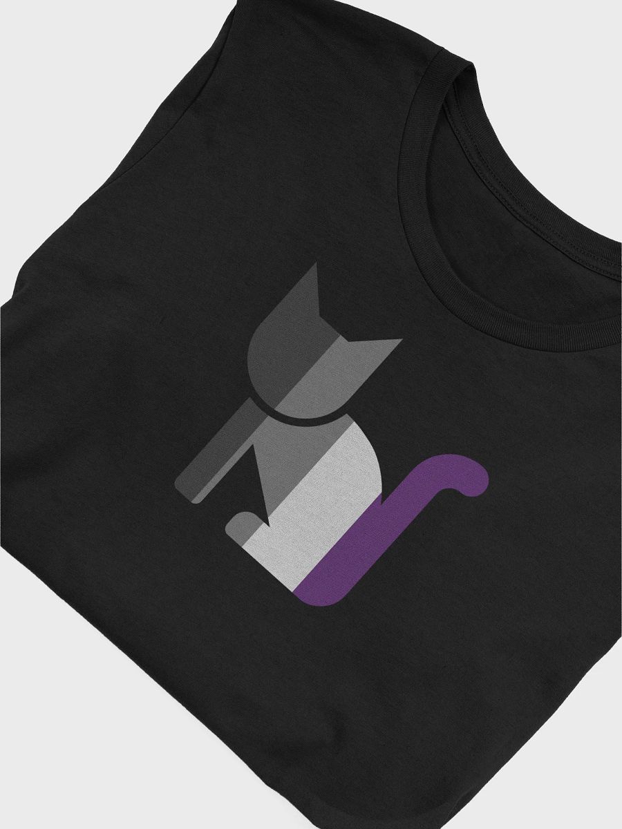 Ace Pride Cat T-Shirt (Vertical Flag) product image (10)