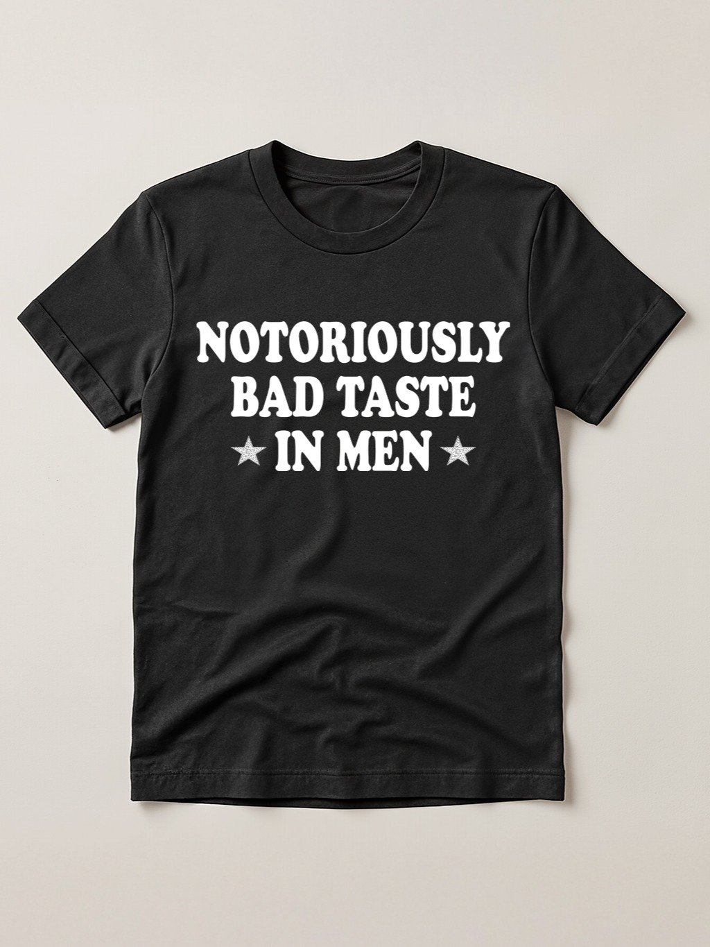 notoriously bad taste in men Heavyweight T-shirt product image (1)