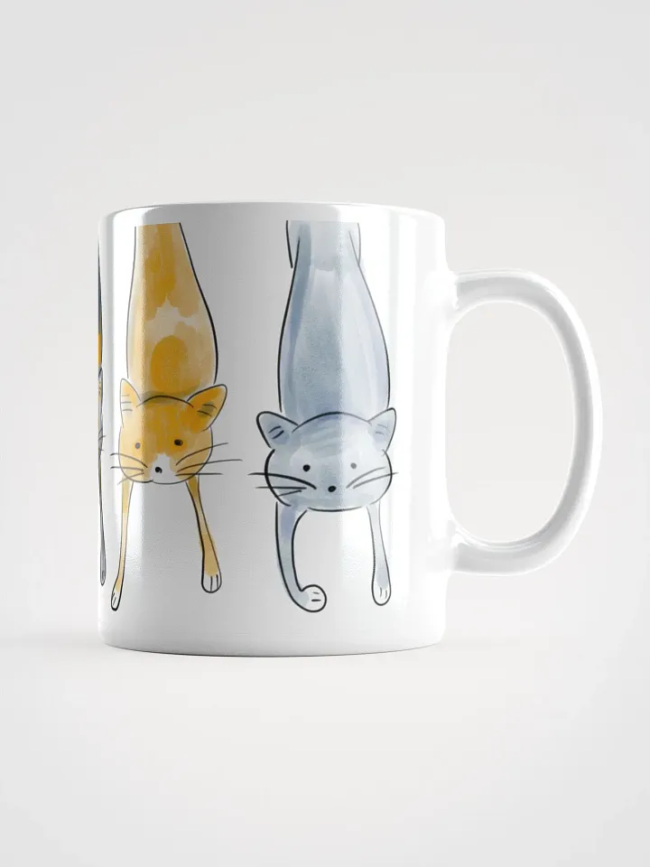 Hand Drawn Feline Friends Mug product image (1)