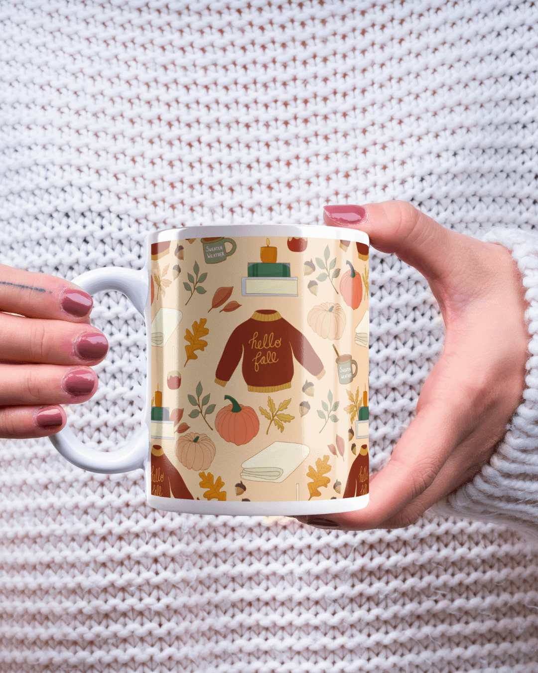 Cozy Fall Pattern Mug product image (1)