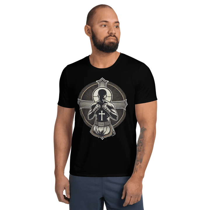 Fight for God Athletic T-Shirt (Muay Thai) product image (1)