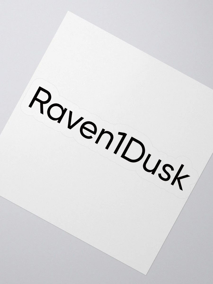 Raven1Dusk Sticker product image (4)