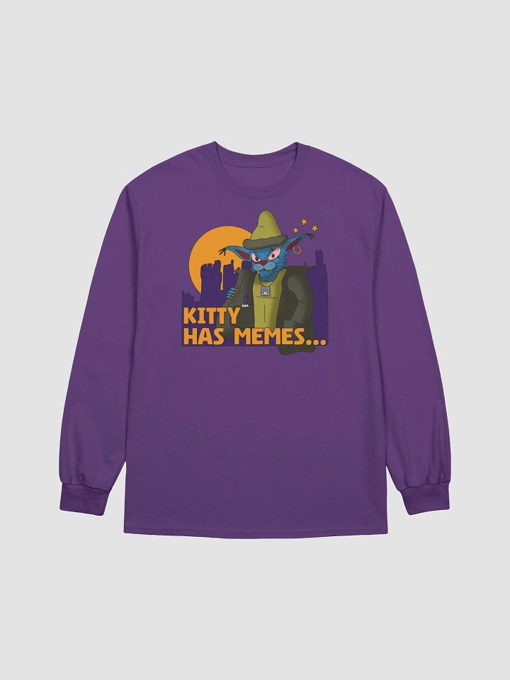Kitty has memes... Long Sleeve T-Shirt product image (1)