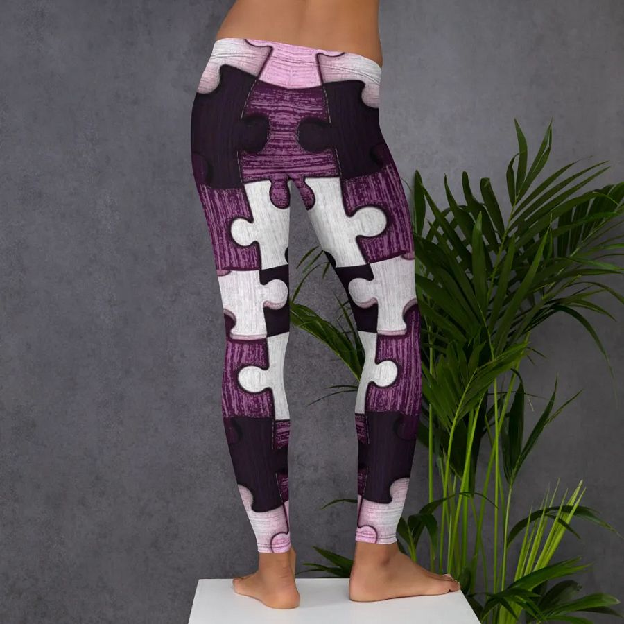 Leggings – Puzzle Game Print for Playful & Unique Style product image (6)