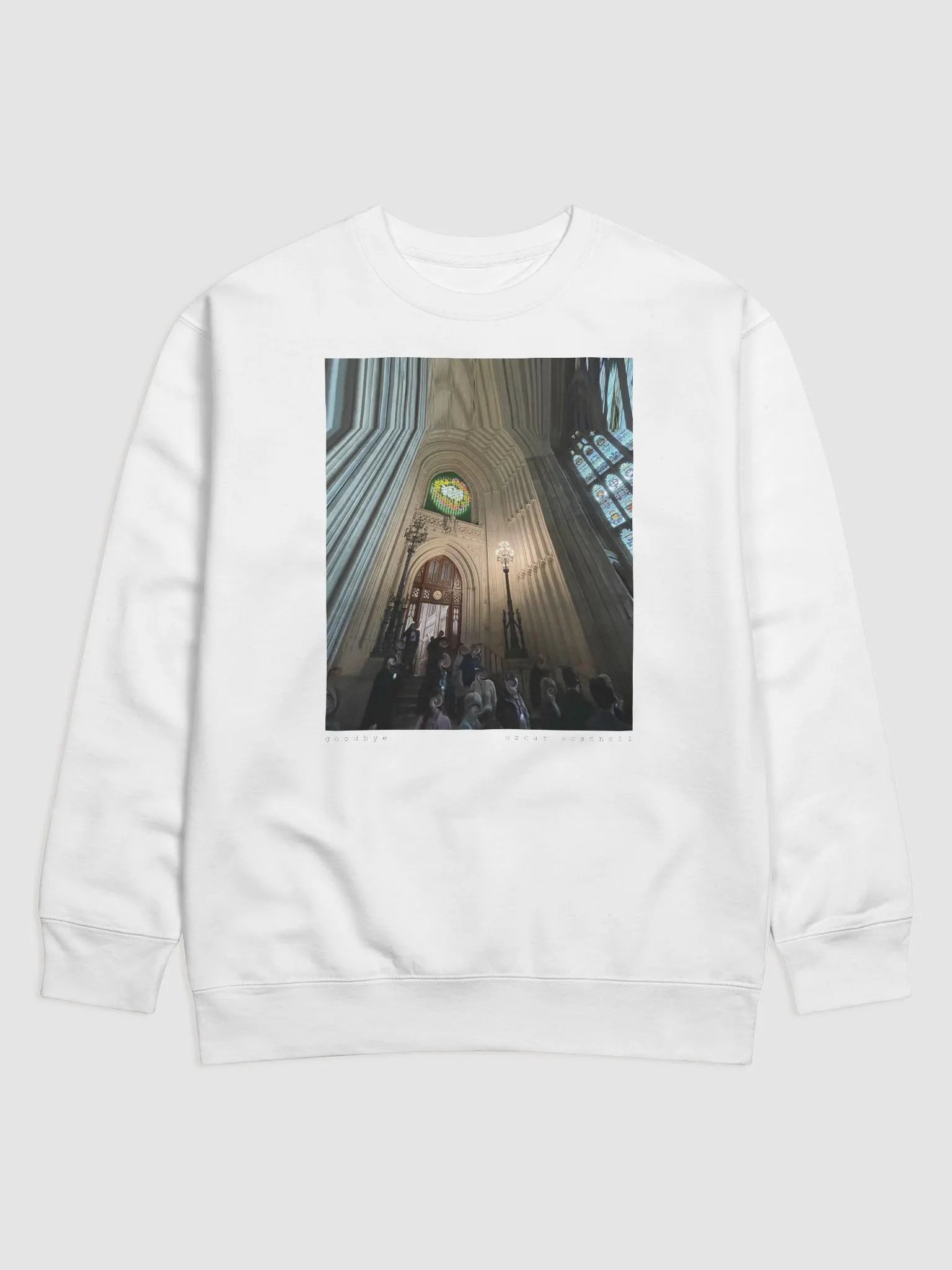 Goodbye - Artwork Sweater (White) product image (1)