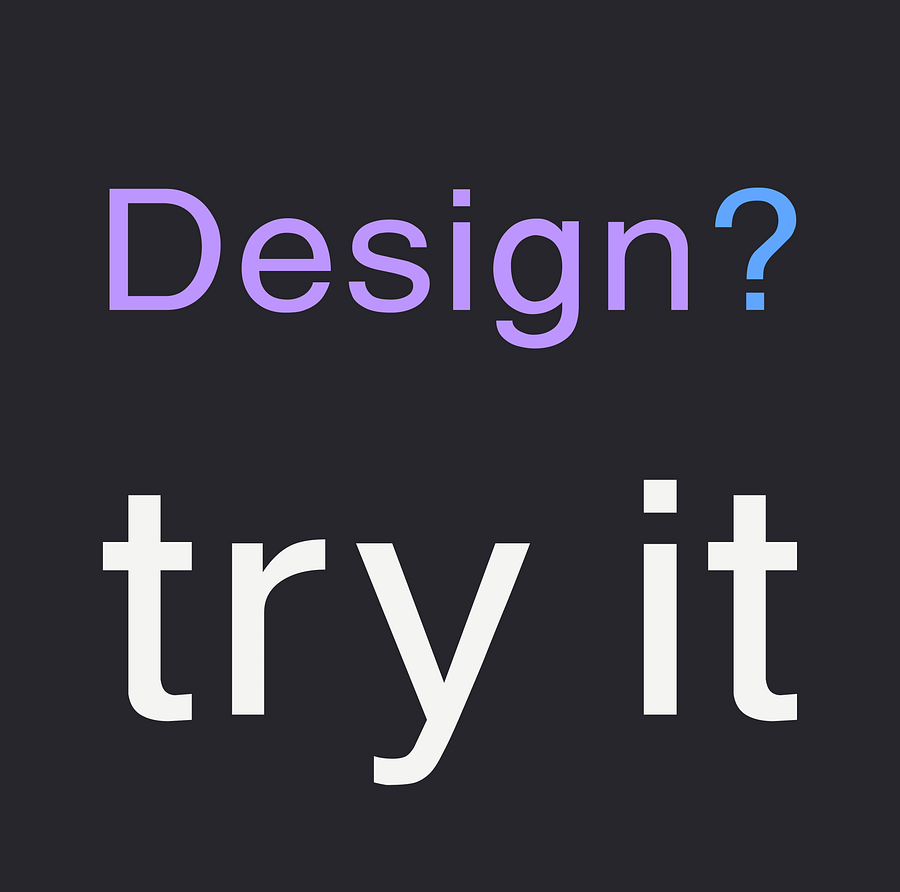 Design? Try It product image (1)