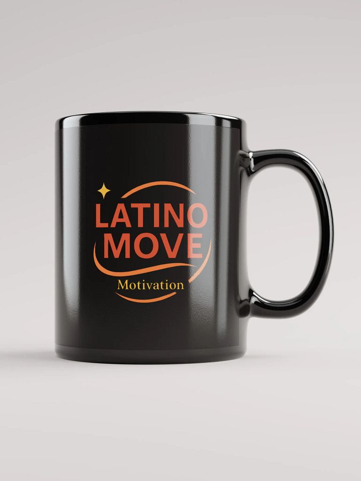 Latino Move Black Mug product image (1)