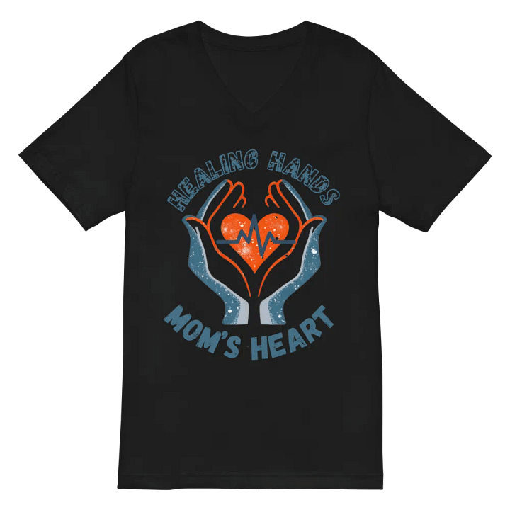Healing Hands Mom's Heart V-Neck Tee product image (3)