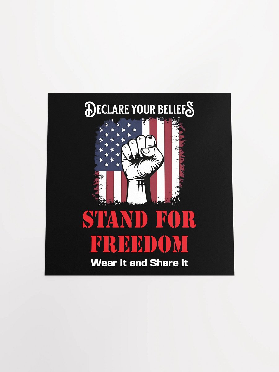 Stand for Freedom: Enhanced Matte Paper Poster (A) product image (4)