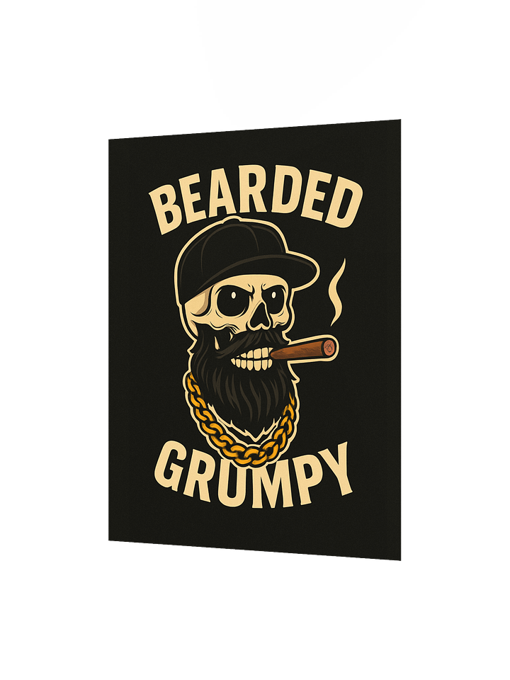 Bearded Grumpy Poster product image (8)