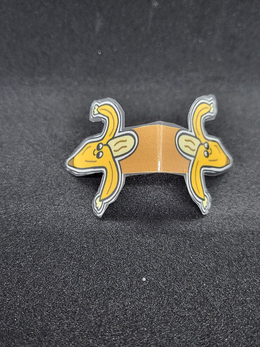 Cute Cartoon Banana Character Magnetic Laminated Bookmark for Foodies product image (2)