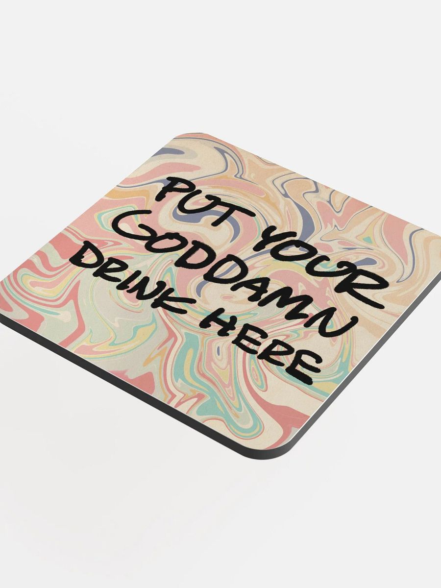 PYGDH coaster (trippy marble #2) product image (4)
