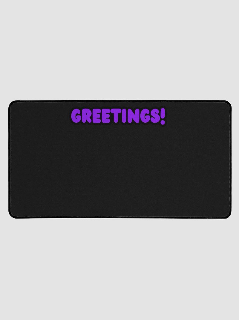 Greetings Desk Mat