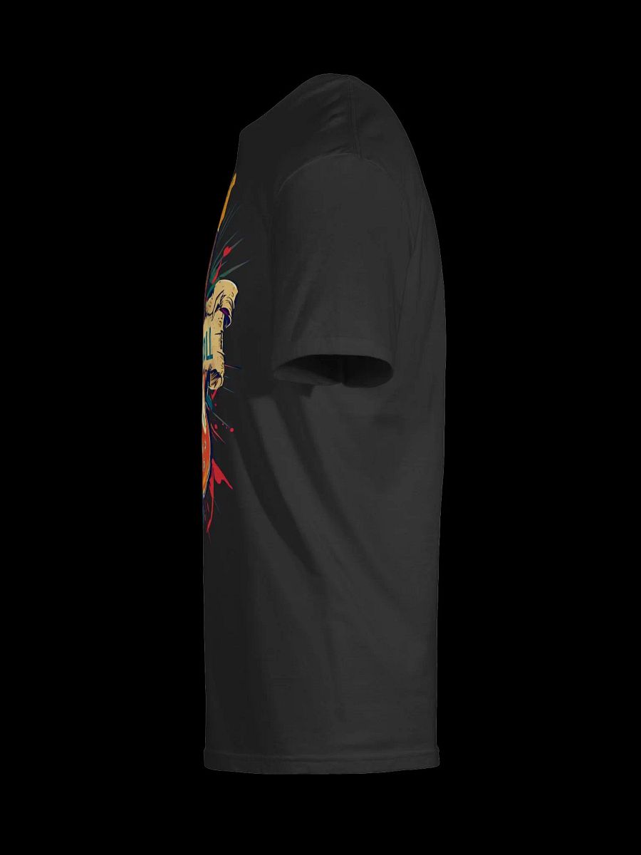 Music Lover-Rock N Roll-Microphone, Guitar, and Roses T-Shirt product image (50)