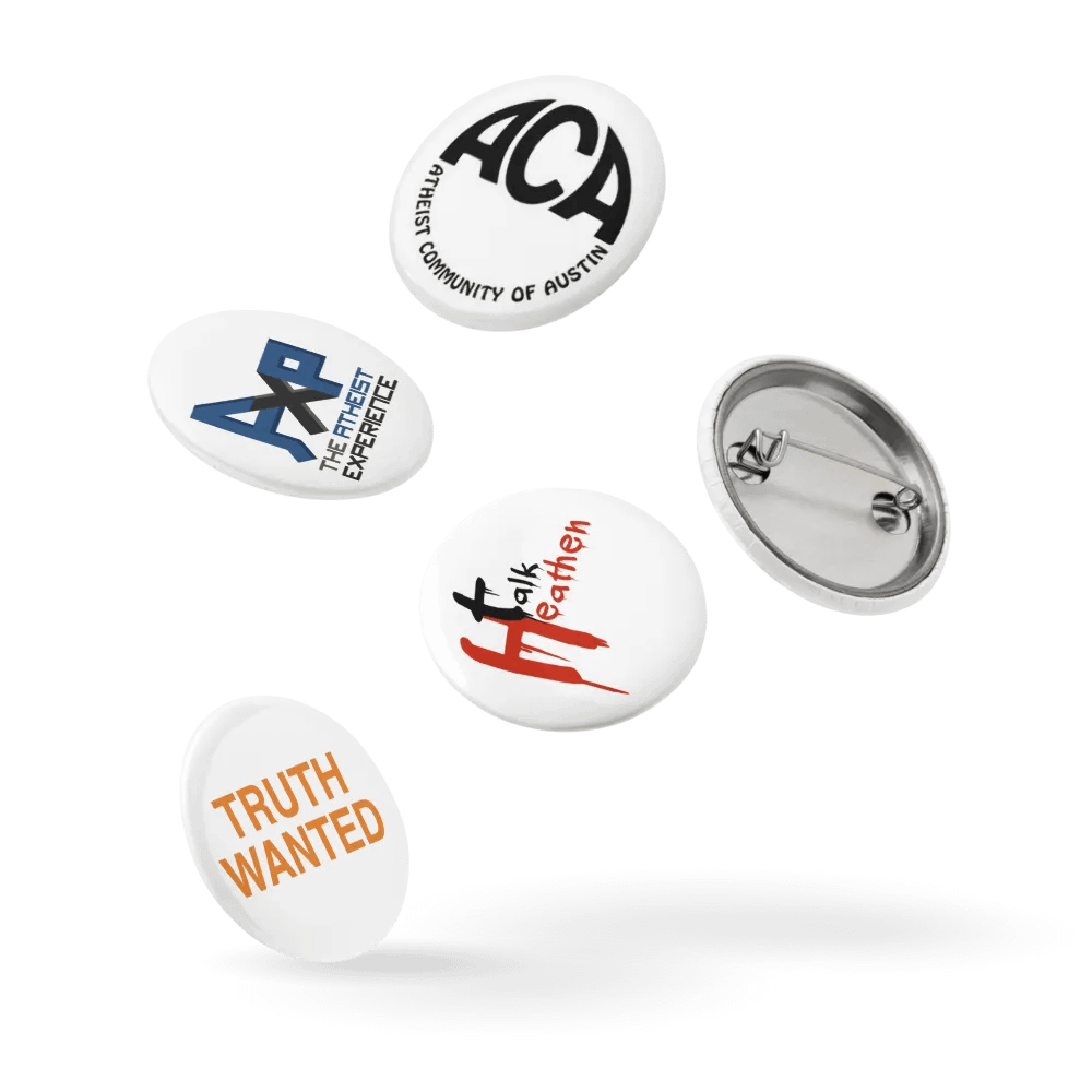 The Atheist Community of Austin Pins product image (14)