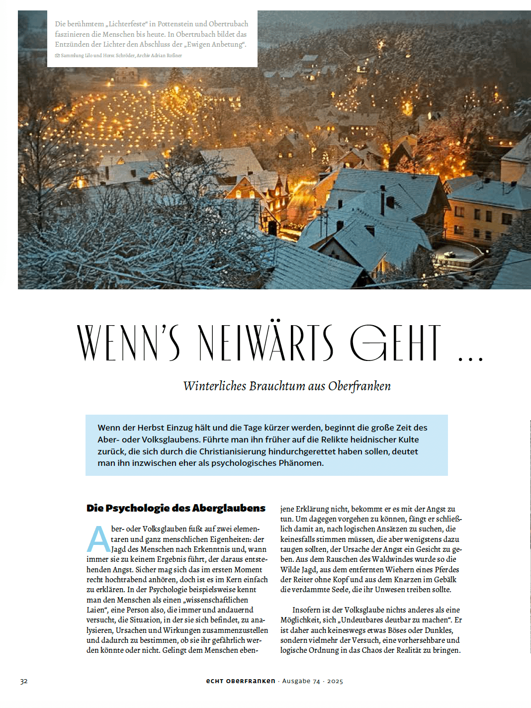 Wenns neiwärts geht - Winterliches Brauchtum in Oberfranken product image (1)