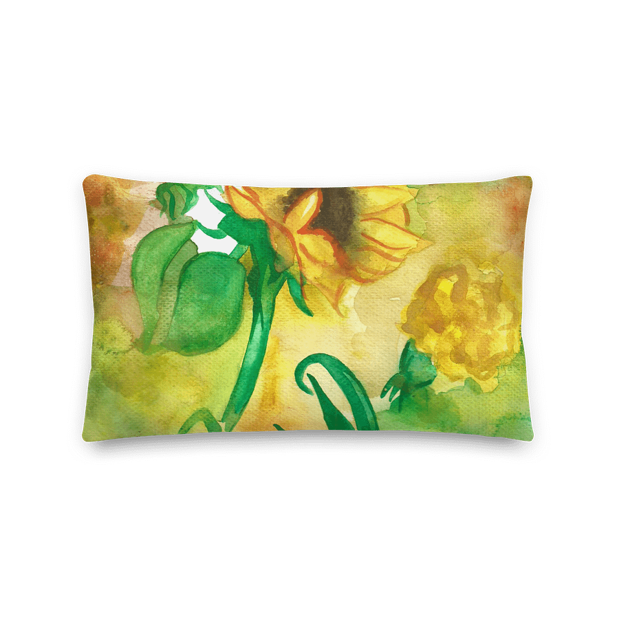 Golden Bloom Decorative Pillow product image (2)