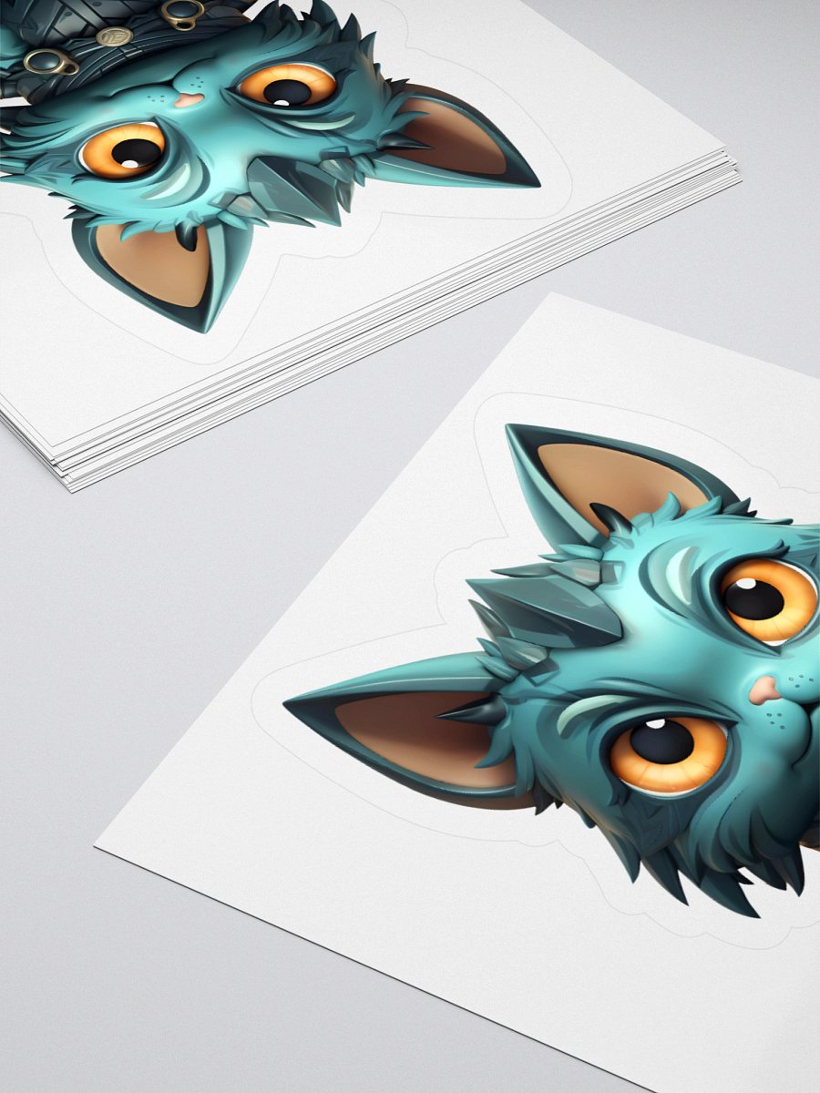 Monster Cat Halloween Sticker product image (12)