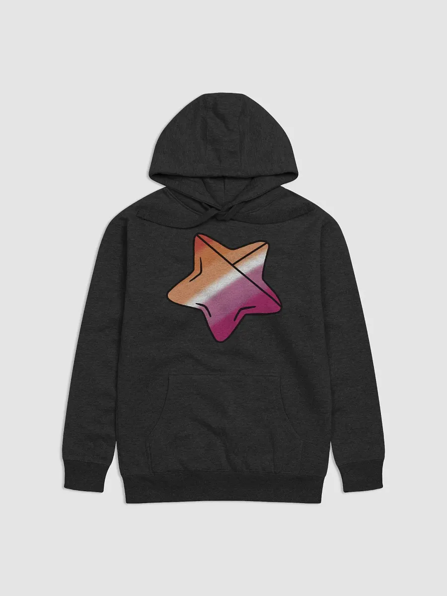 Lesbian Pride Folding Star Hoodie product image (9)