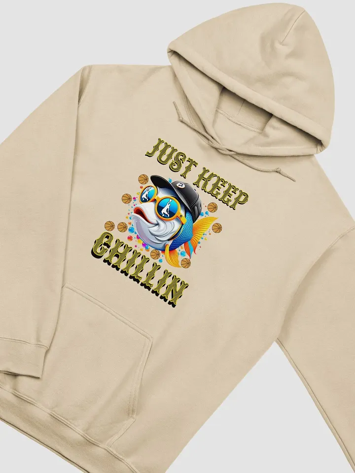 Just Keep Chillin Basketball Fish Vibes Hoodie product image (20)